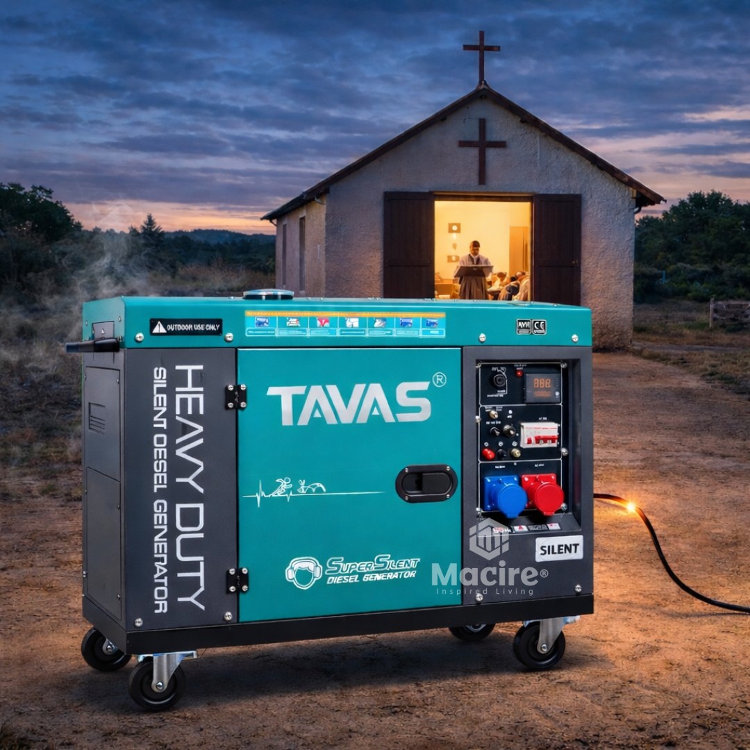 Tavas soundproof diesel generator with ATS Tavas soundproof diesel generator with ATS