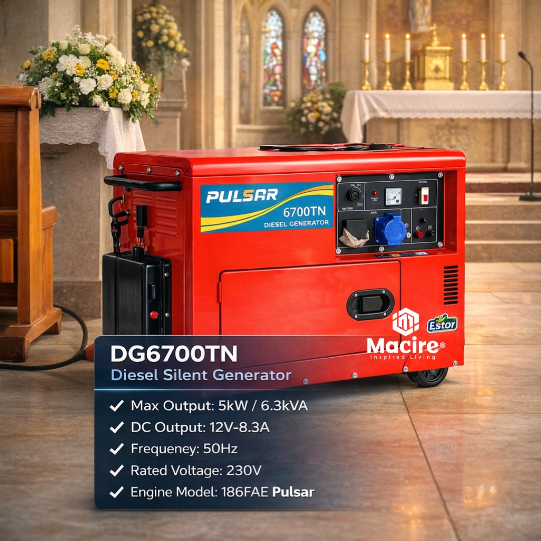Pulsar 186FAE silent diesel generator 230V Pulsar 186FAE silent diesel generator 230V