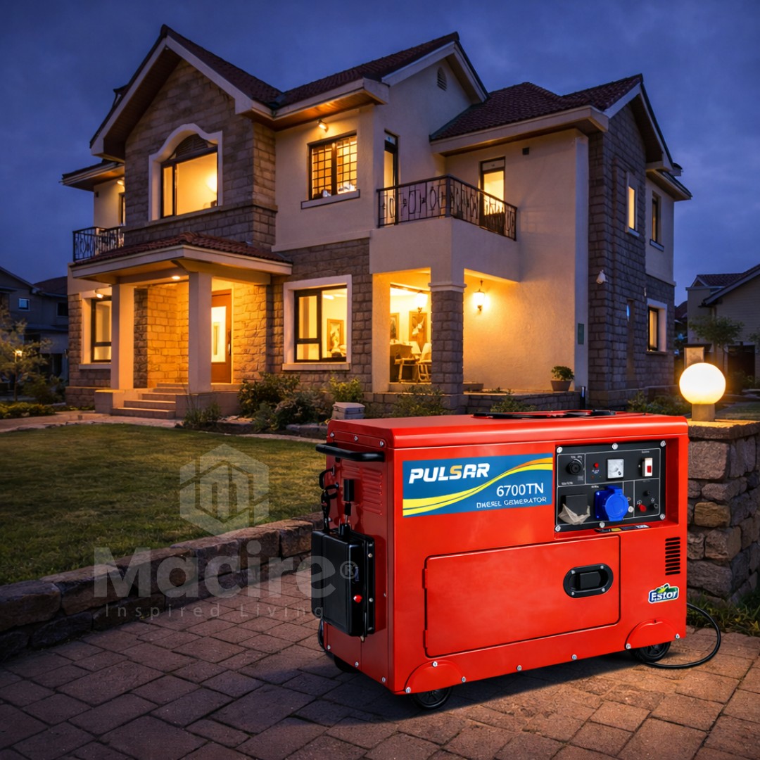 6.3kVA Pulsar DG6700TN DSG 6 Macire diesel generators Kenya