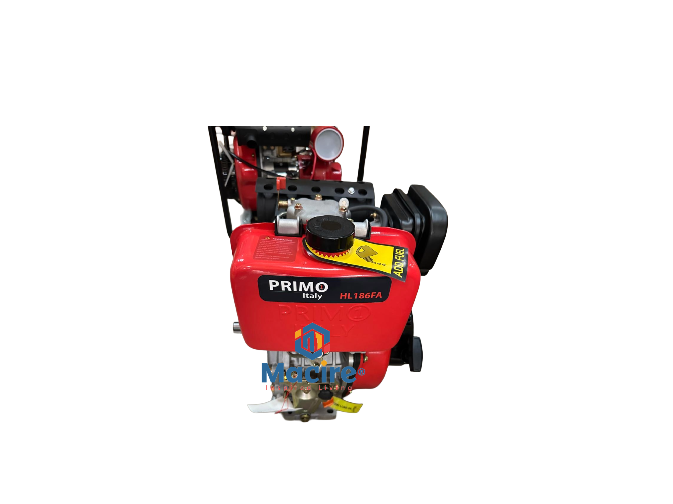 10Hp Primo Italy ???????? Diesel Engine HL186F – Key Shaft, Red Edition
