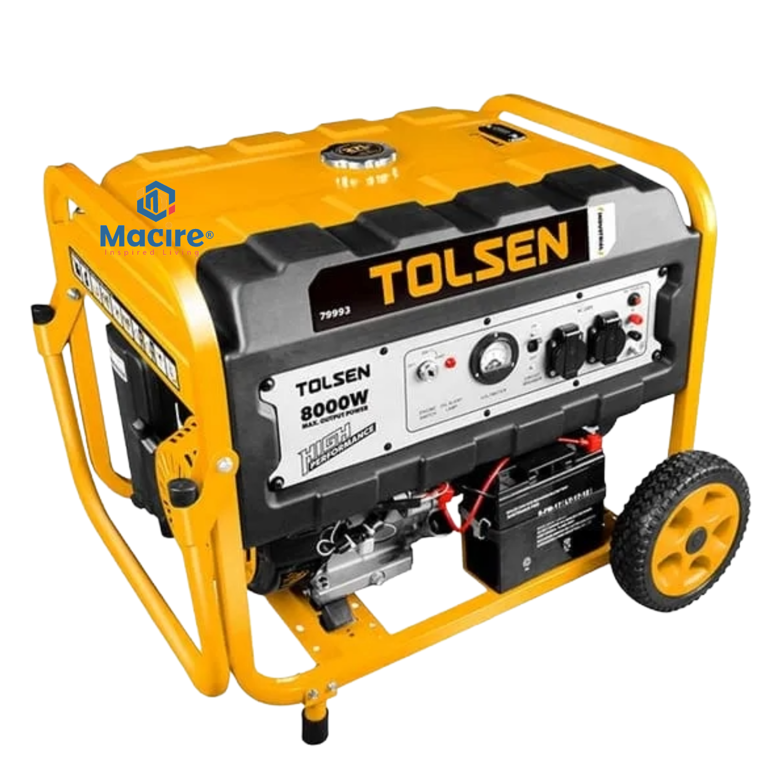 8000W Tolsen 79993 Industrial Gasoline Generator – Electric Start