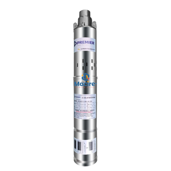 0.19Kw 1.2m³ 60m Premier 180W 0.25HP 1200L/h Borehole Submersible Water DC Pump