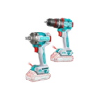 400Nm TOTAL Cordless 2-Piece Combo Kit – TOSLI23048 | Heavy-Duty 20V Brushless Tools