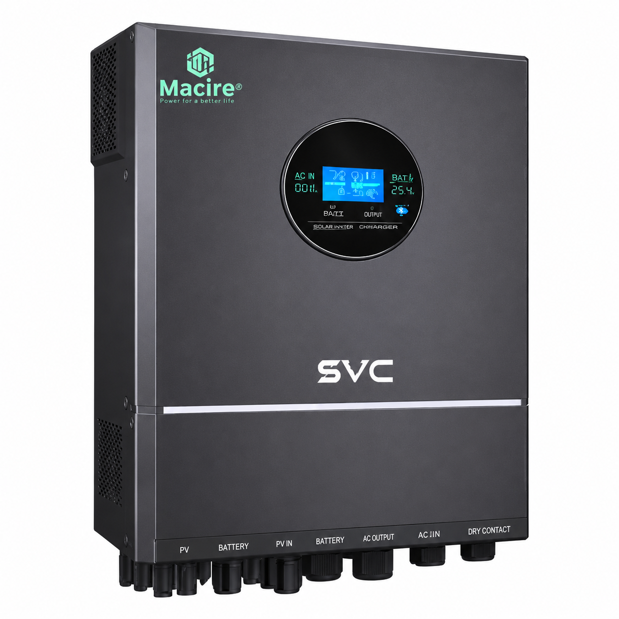 6kW SVC Phoenix Series Hybrid Solar Inverter – 48V, 100A MPPT