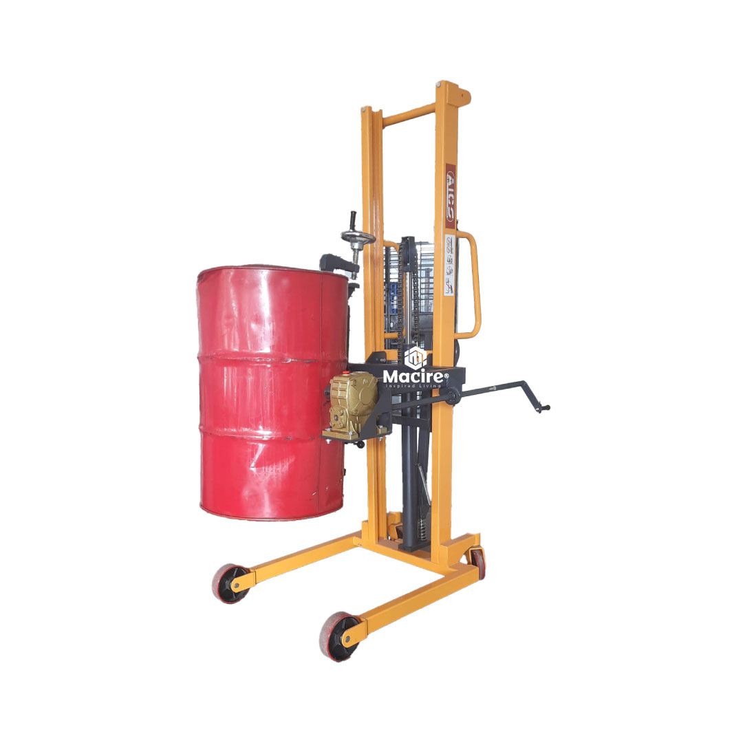 ADS500-1.6M Aico Japan Manual Drum Stacker – 500kg Capacity 1.6M Lift Height