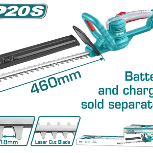 20V TOTAL Cordless Hedge Trimmer THTLI20018 (460mm Blade 18mm Cut)