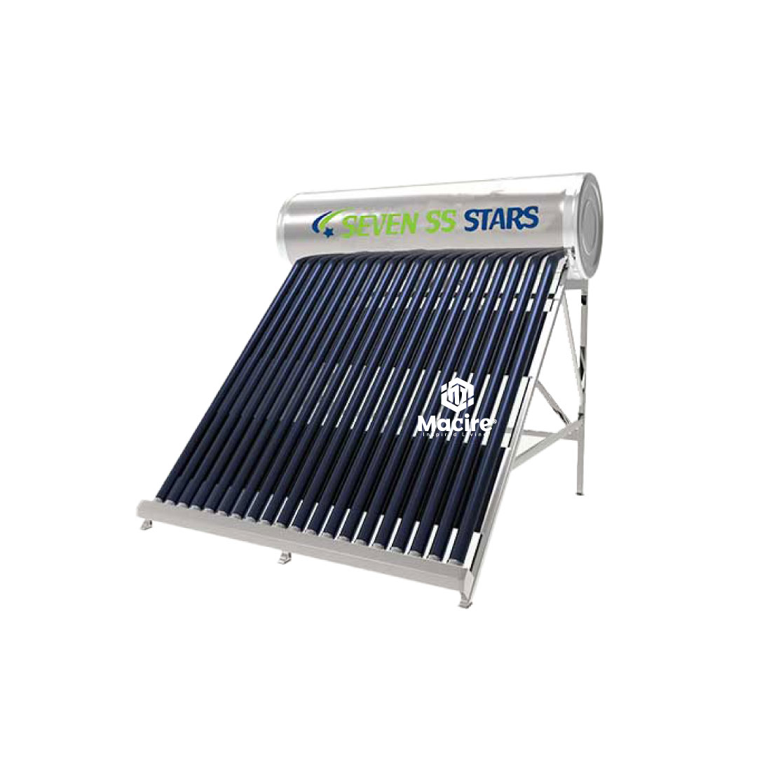 250L Seven Stars Stainless Solar Water Heater – Pressurised