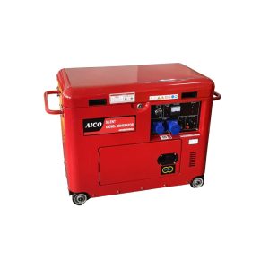 7.5Kva ADG6000SNA Aico Japan Diesel Generator Single Phase with ATS