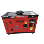 14kVA Pyramid Germany Diesel Silent Generator – Dual Output, Air-Cooled Engine, Twin Cylinder with ATS
