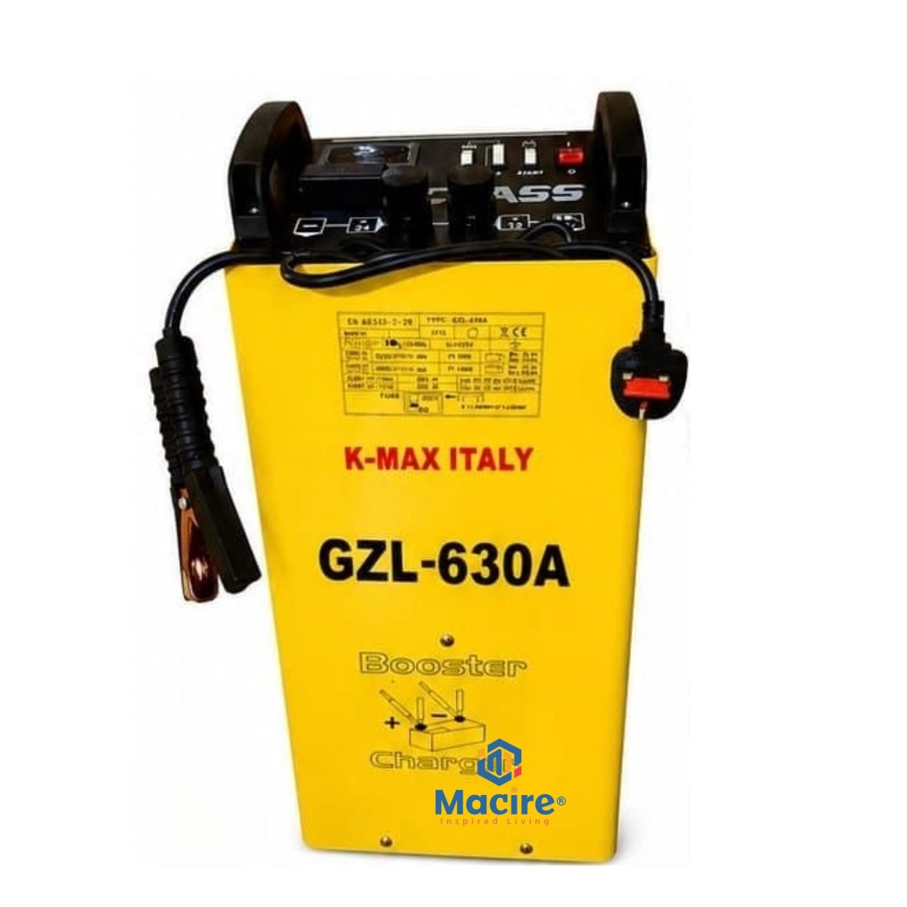 630Ah KMAX Italy Battery Charger – Heavy-Duty Intelligent Workshop Battery Charger