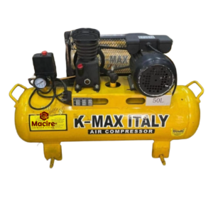 50L KMAX Italy Belt Electric Air Compressor – Single Piston, 8Bar 116PSI