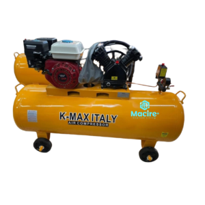 200L KMAX Petrol Air Compressor – 7.5HP Engine, Twin Piston