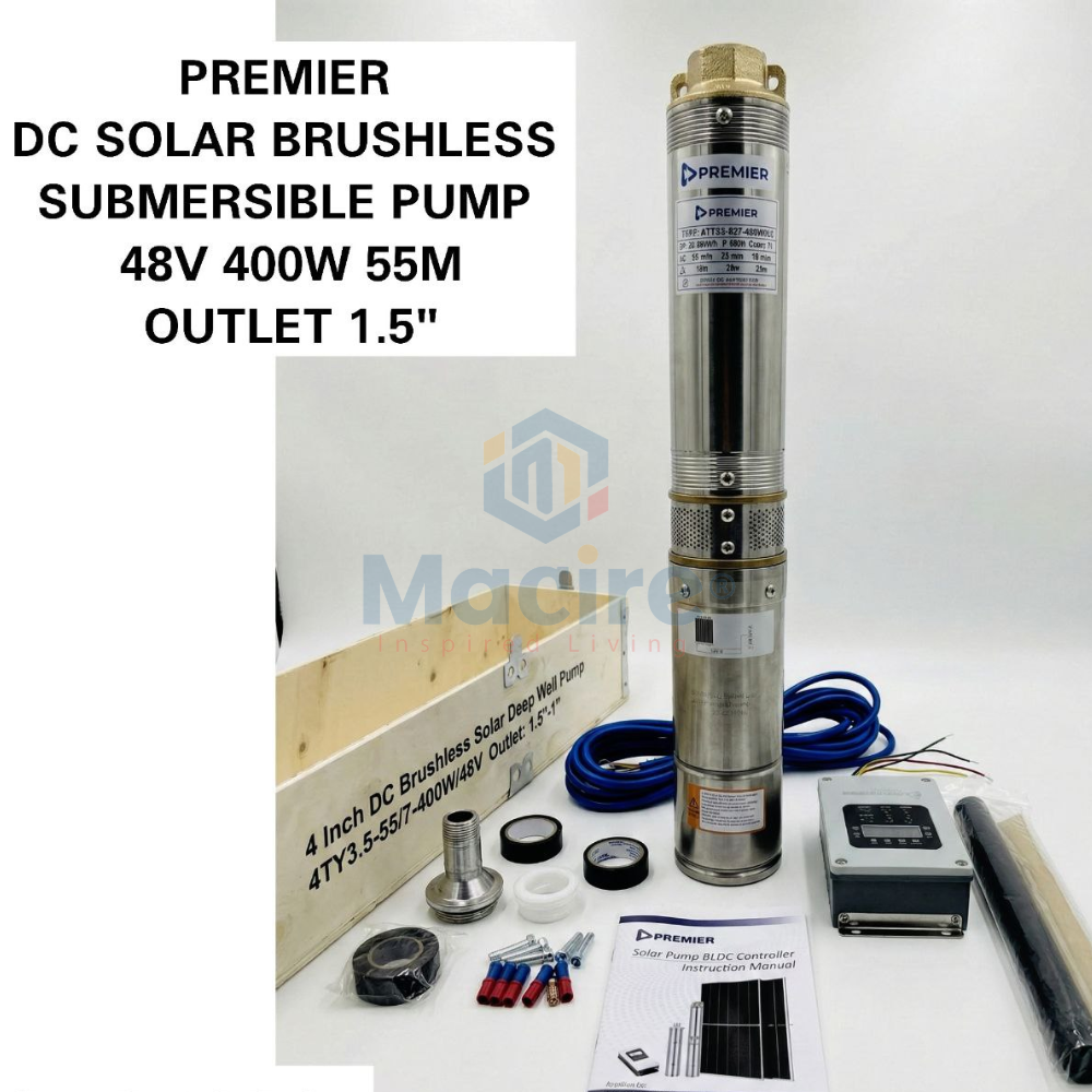 0.4Kw 3.5m³ 55m Premier Brushless 4TY3.5-557-400W48V