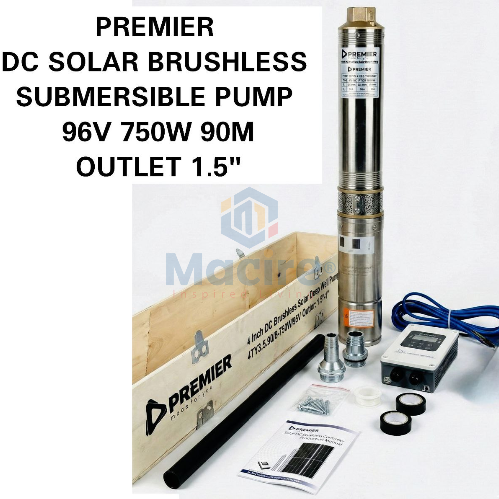 0.75Kw 3.5m³ 90m Premier Brushless 4TY3.5-908-750W96V