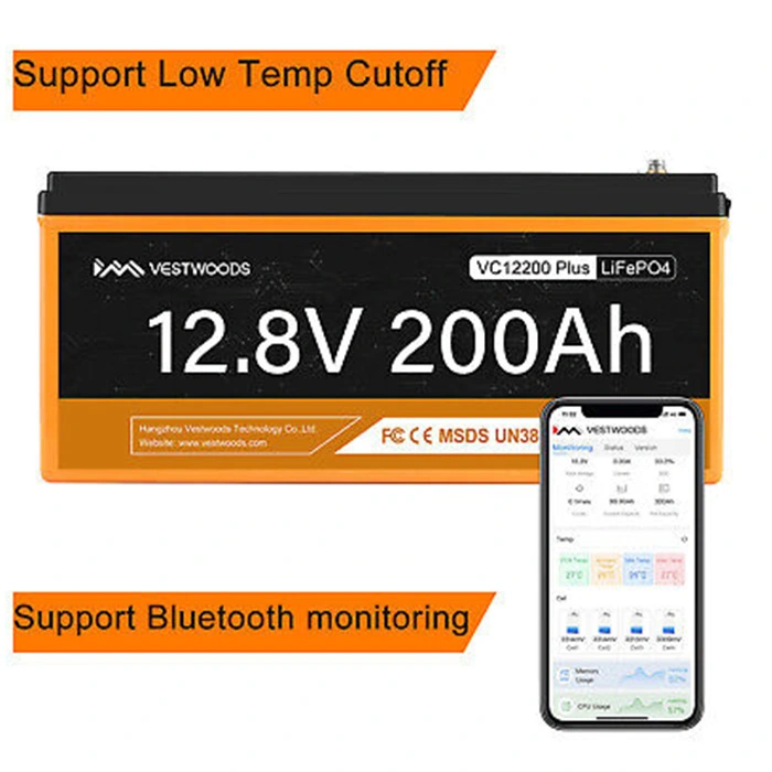 Vestwoods-12V-200Ah-LiFePO4-Lithium-Battery
