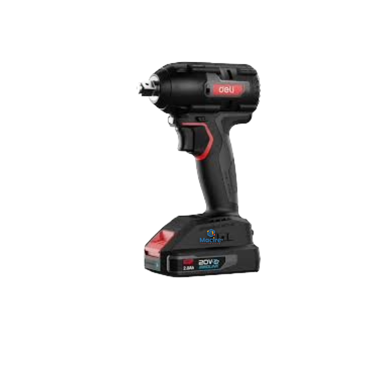 320Nm Deli Brushless Cordless Impact Wrench – Rapid Drive, Long-Lasting, 20V EDC230
