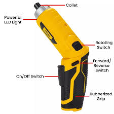 3.6V Deli Lithium-Ion Cordless Screwdriver EDL-DP04-E2B1 1