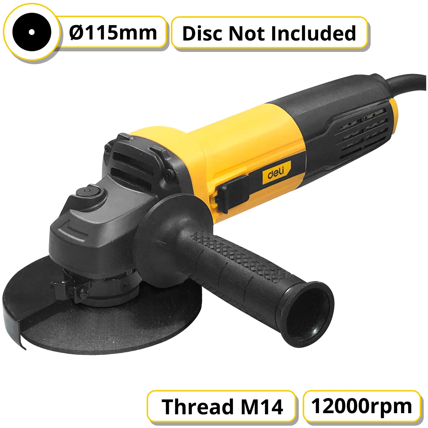 900W 115mm Deli Angle Grinder EDL-JM115-E2 5