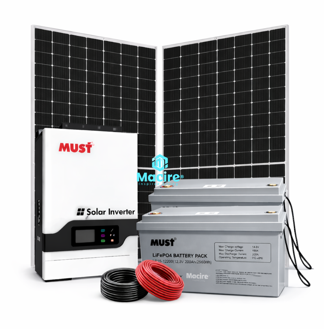 2.2kW MUST Lithium Deluxe Family Kit (24V) | All-Inclusive Package