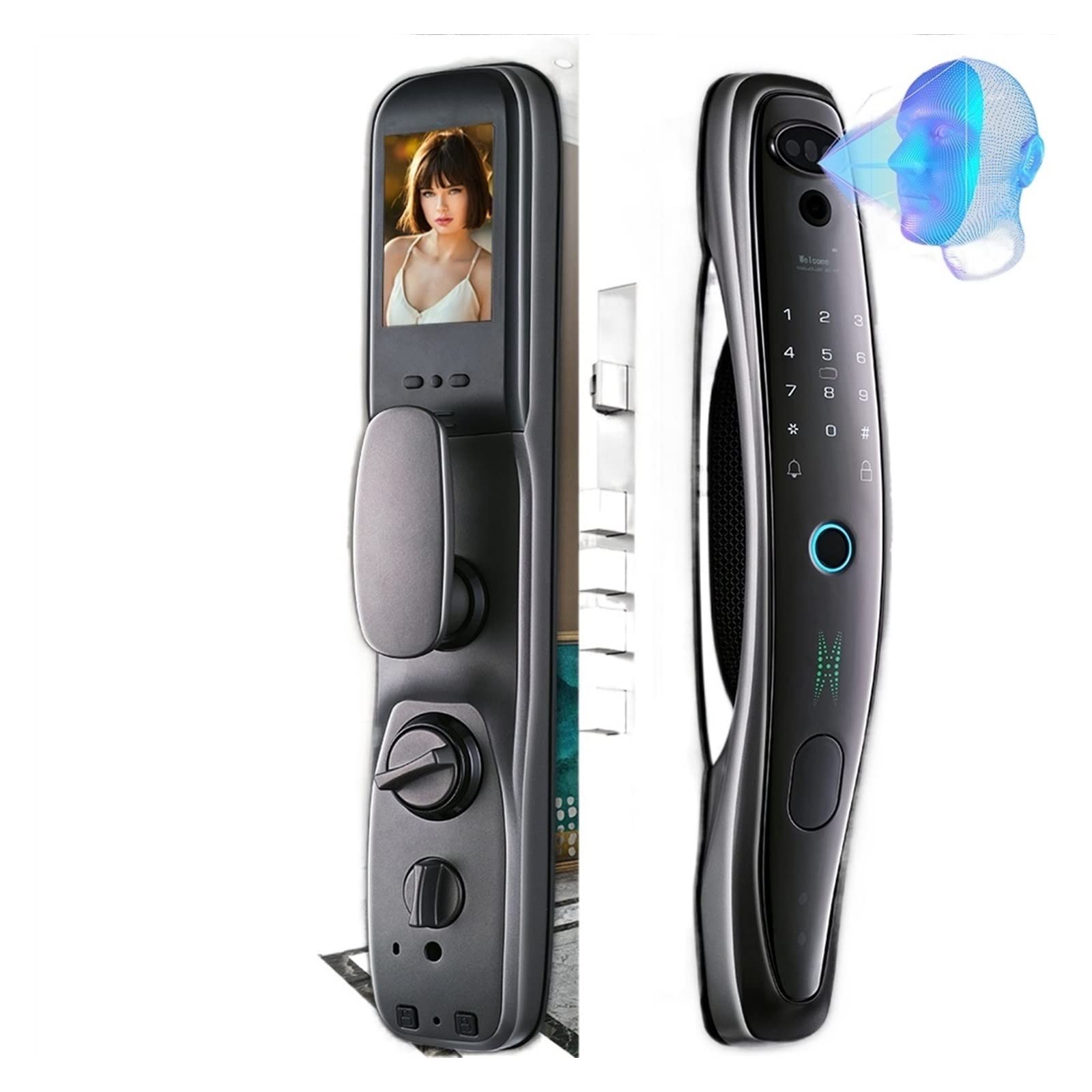 61nmC9UwliL Smart door lock with fingerprint and WiFi app