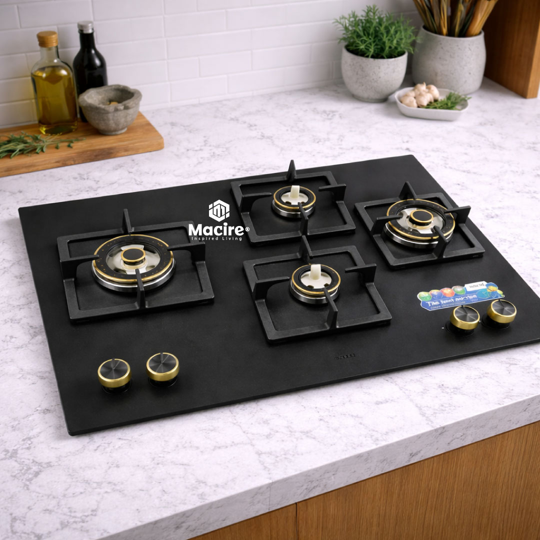 Bolesi-BLS-ML-8402G-Golden-Diamond-Gas-Hobg Golden Diamond 4 burner glass gas hob Kenya