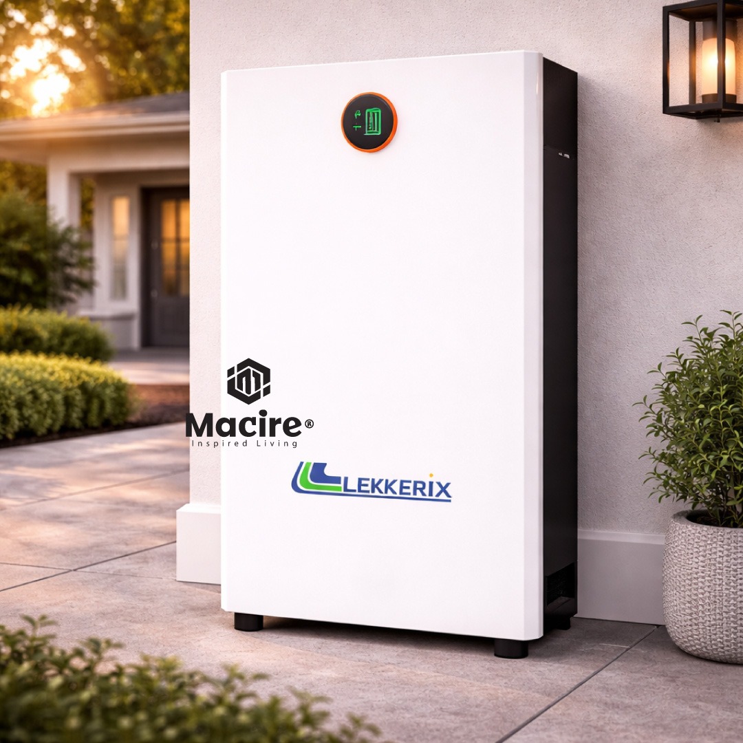 10.24kWh-Lekkerix-Wall-Mounted-Lithium-Battery-(51.2V-200Ah-LiFePO4)-LV-BAT-W10.24Da14 Lekkerix 10.24kWh wall mounted lithium battery