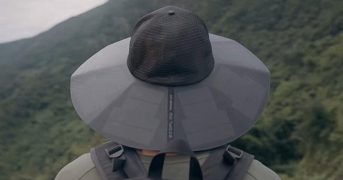 ecoflow-sun-power-hat-solar-panels-designboom-fb EcoFlow Power Hat solar charging hat Kenya