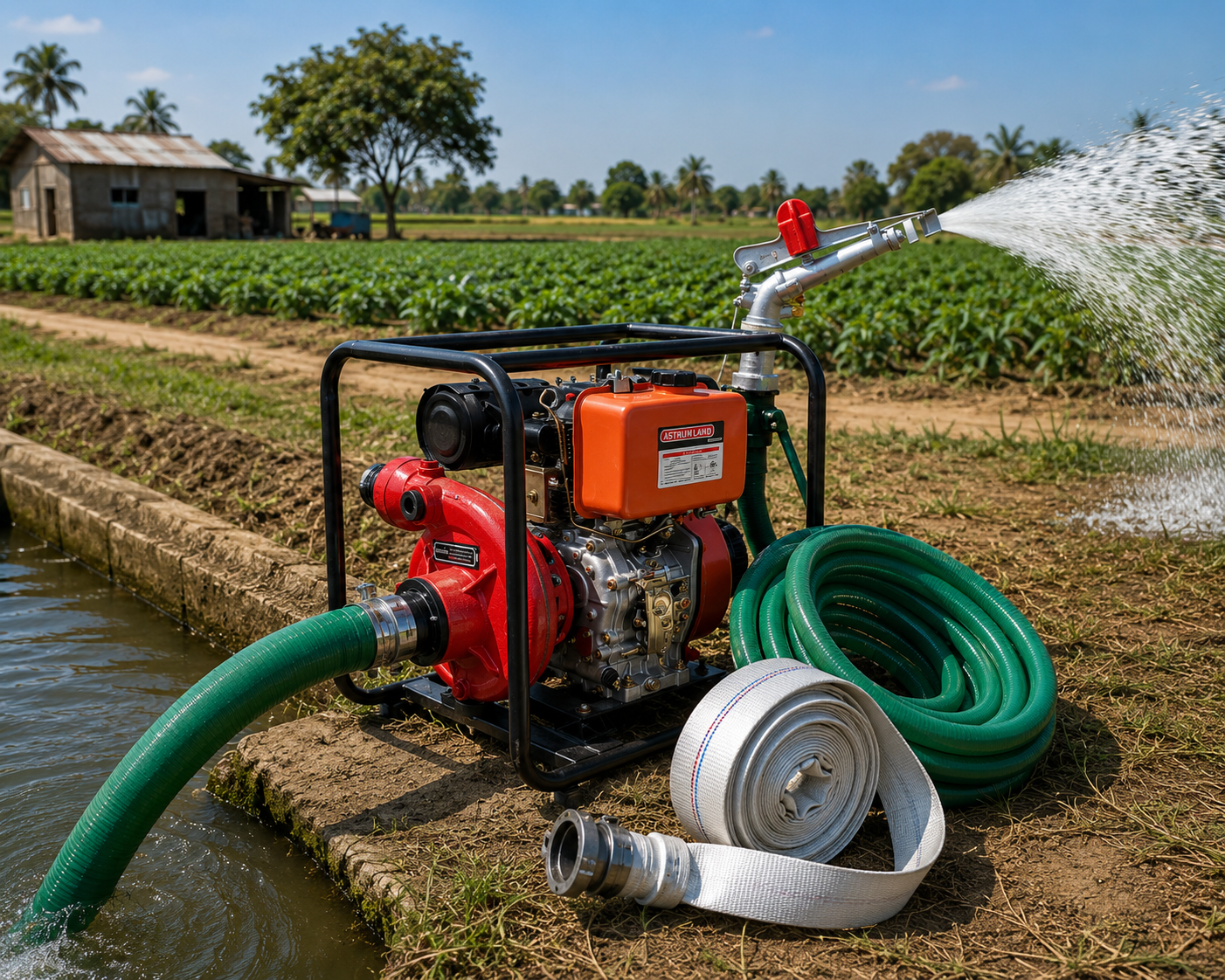 45ff215b-f87a-465d-8391-5c6730e49117 Astramilano irrigation water pump with rain gun