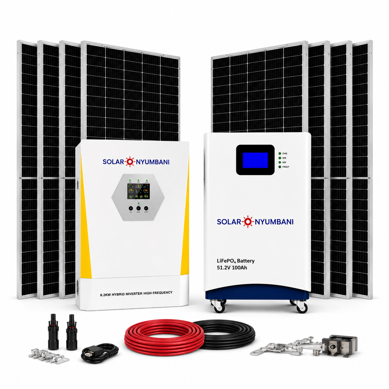 6.5kW HEPU Premium Home Solar Kit with 5kWh Lithium Battery 6.5kW HEPU Premium Home Solar Kit with 5kWh Lithium Battery