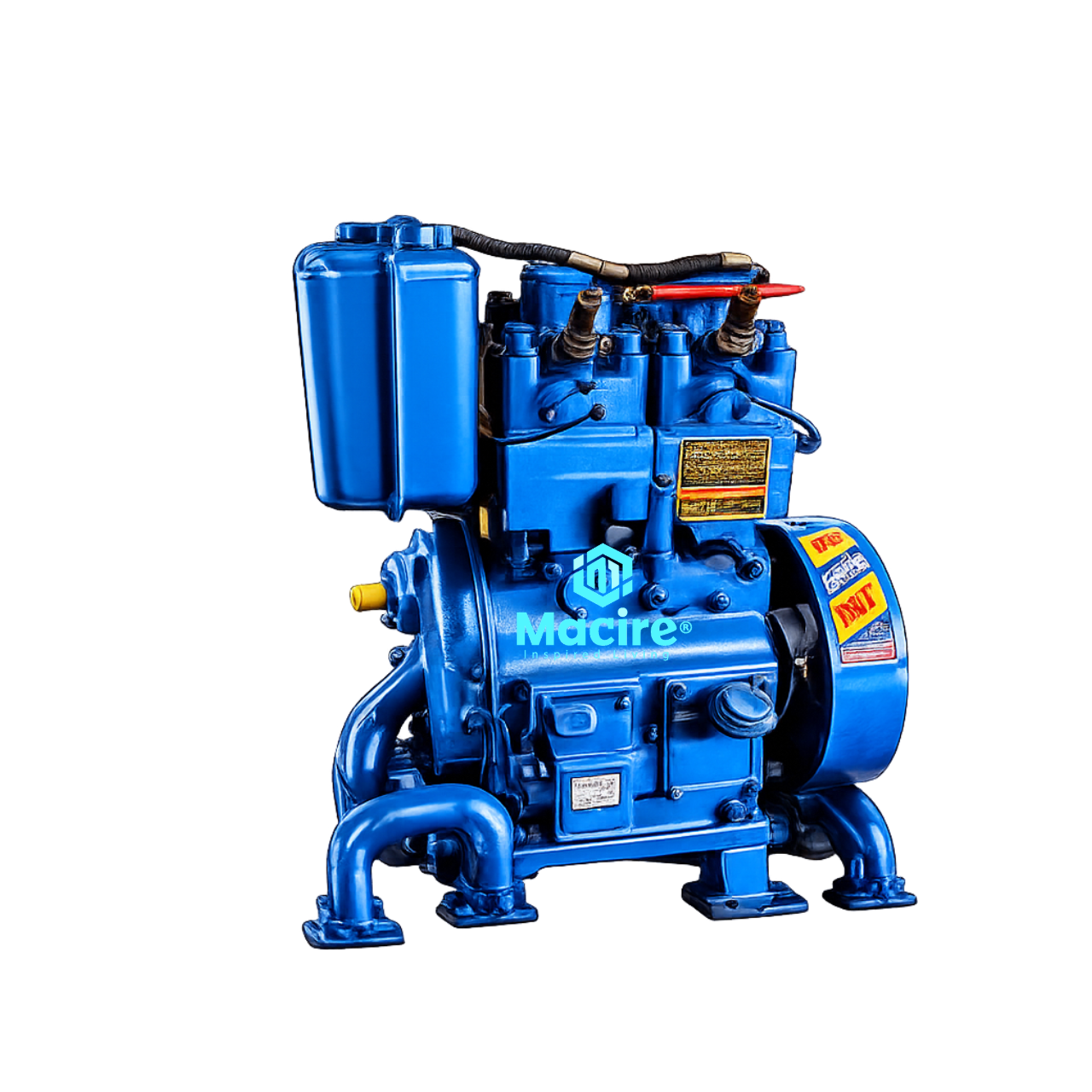 15HP twin cylinder diesel engine