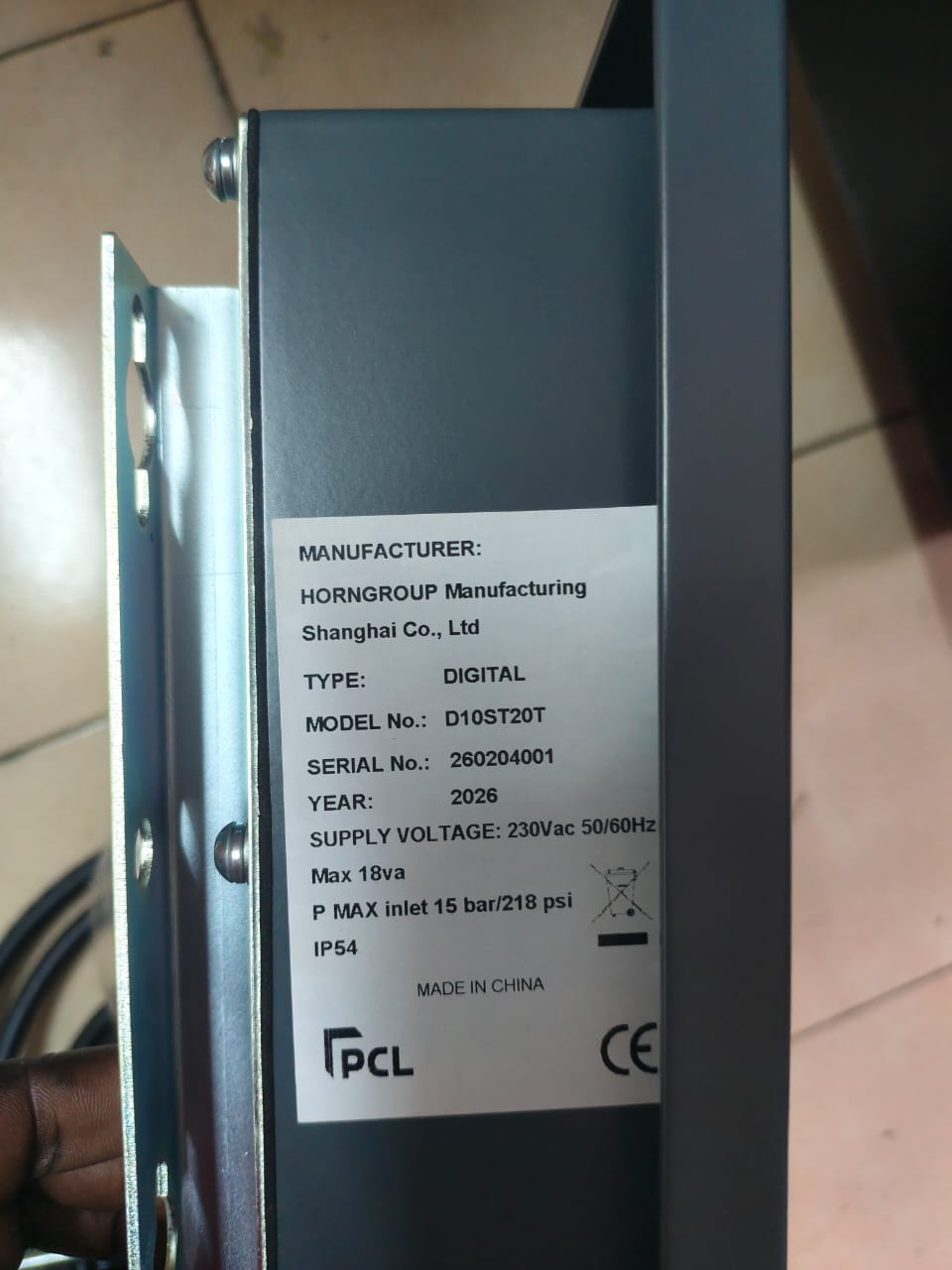 6CGWULA PCL Air Gauge 218Psi 1