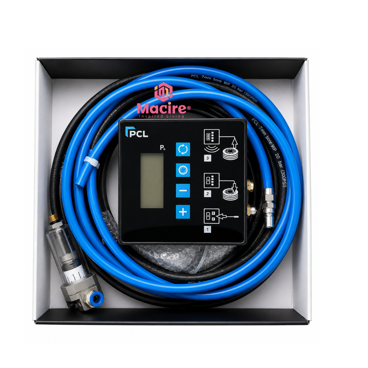 185psi PCL Digital Air Inflator Gauge – Precision Tyre Pressure System for Fuel Stations