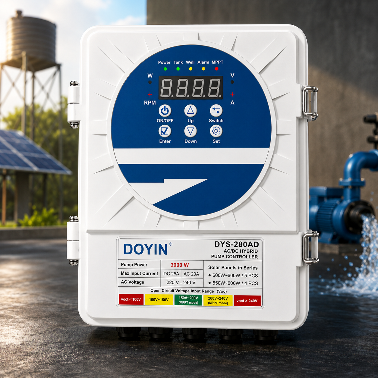 3000W Doyin DYS-280AD AC/DC Hybrid Pump Controller 3000W Doyin DYS-280AD AC/DC Hybrid Pump Controller