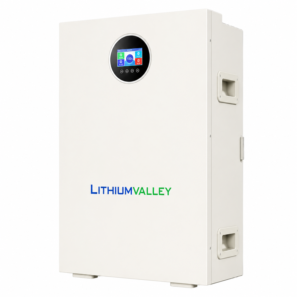 14.336kWh Lithium Valley W15-E5 Wall-Mounted LiFePO₄ Battery – 51.2V 280Ah, LCD Display