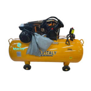200L KMAX Italy Electric Air Compressor – 3HP Double Piston, Heavy-Duty 8 Bar