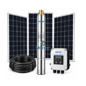 4.5 m³ 140m Doyin 1.5HP Stainless Steel DC Solar Borehole Pump System Kit 4SPS4.5-1100W
